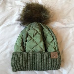 CC Green Beanie